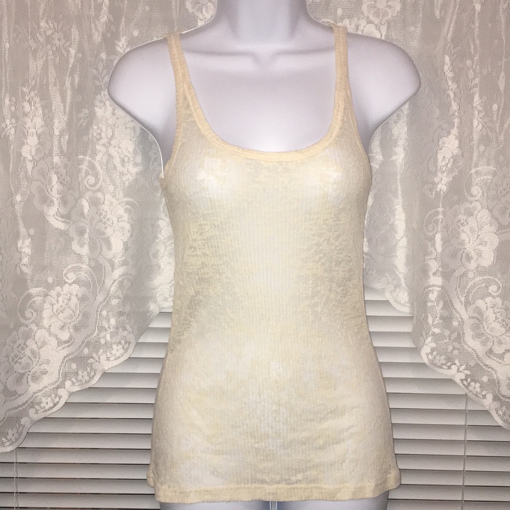 DELiA*s Cream Color Thin Tank Top